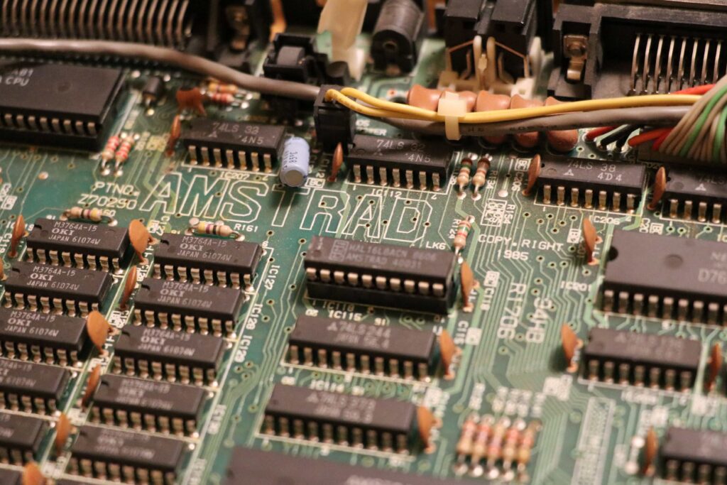 Amstrad CPC6128 mainboard